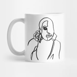 Artistic abstract women Mug